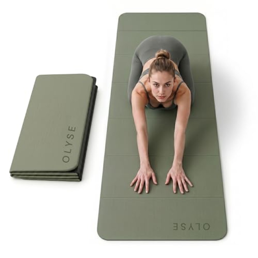 Pilates Yoga Hiit - Складной коврик для йоги, пилатеса, растяжки,