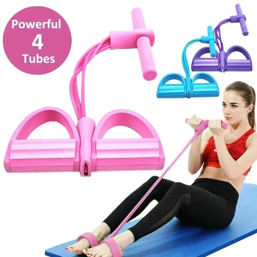 Pilates Yoga Board - 4/6-уровневая эластичная лента с нескользящими ручками