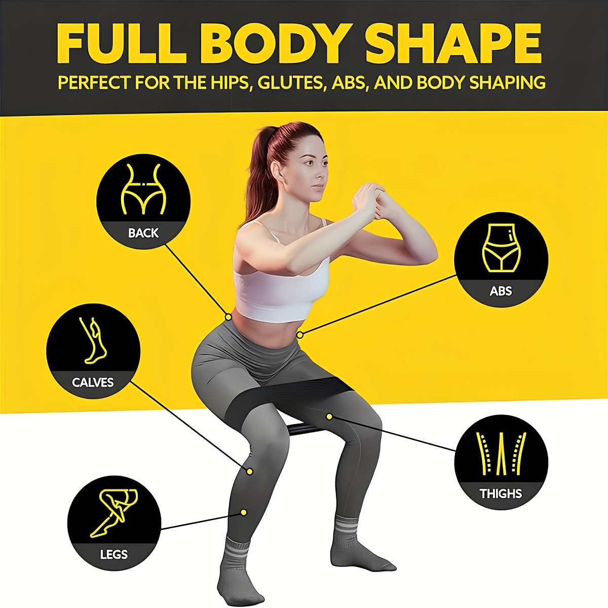 Набор из 3 эластичных лент для – обзор и цена Pilates Yoga Board